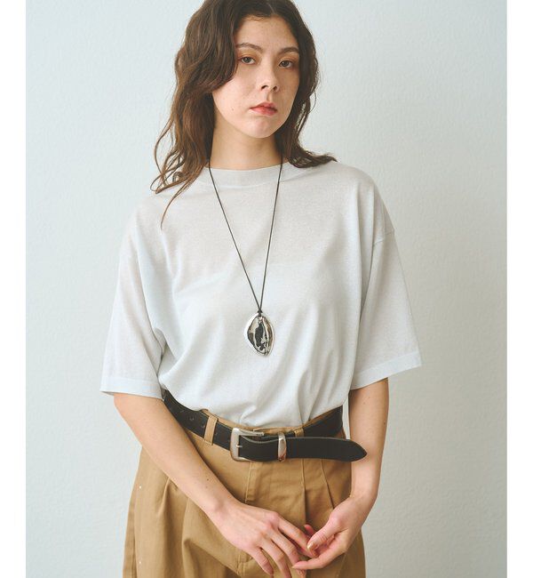  「ラメニットTEE」|ニット・セーター|