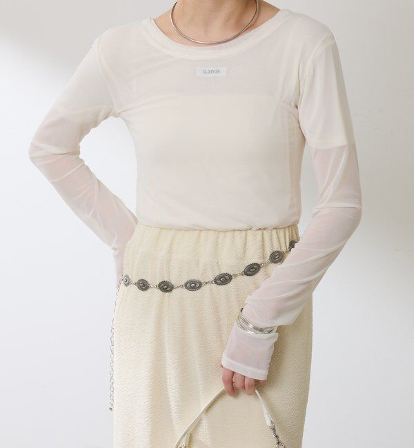  「Q.anos レイヤードTシャツ」|Tシャツ・カットソー|