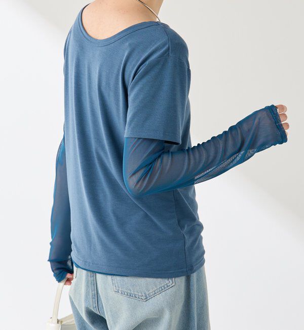  「Q.anos レイヤードTシャツ」|Tシャツ・カットソー|