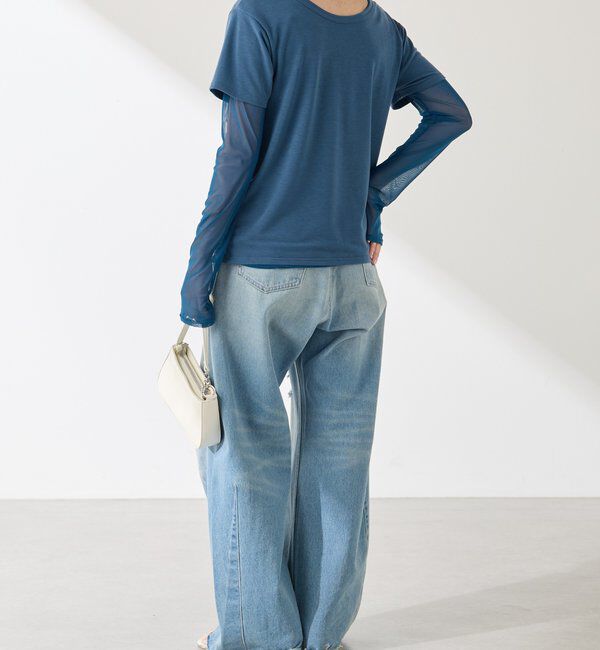  「Q.anos レイヤードTシャツ」|Tシャツ・カットソー|