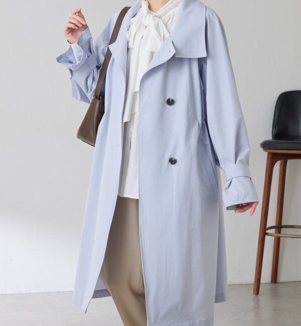  「【手洗いできる/撥水/軽量/ストレッチ】撥水スタンドネックコート」|その他|