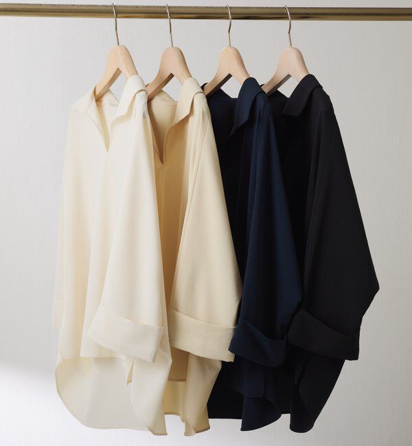  「ジャージスキッパードルマンブラウス」|シャツ・ブラウス|