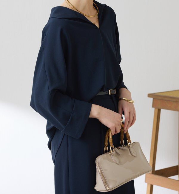  「ジャージスキッパードルマンブラウス」|シャツ・ブラウス|