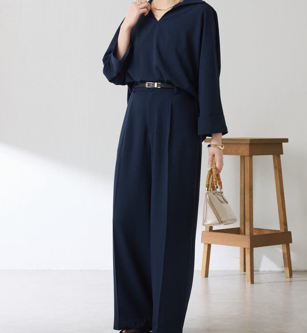  「ジャージスキッパードルマンブラウス」|シャツ・ブラウス|