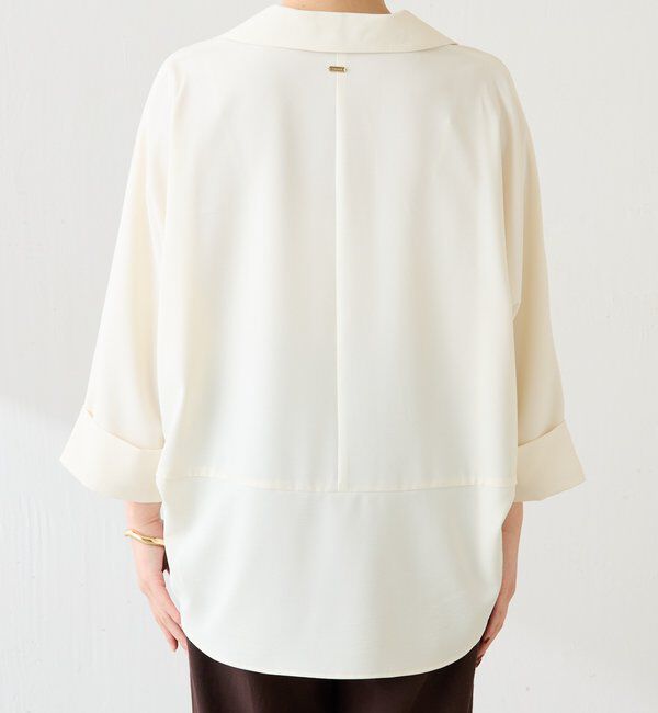  「ジャージスキッパードルマンブラウス」|シャツ・ブラウス|