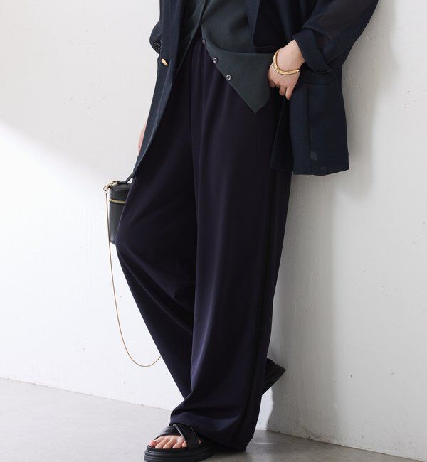  「【接触冷感/ストレッチ】イージースラックスパンツ」|チノ|