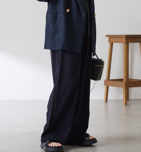  「【接触冷感/ストレッチ】イージースラックスパンツ」|チノ|