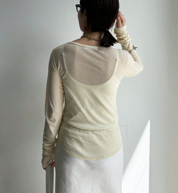  「【新色追加】コットンシアーTEE」|Tシャツ・カットソー|