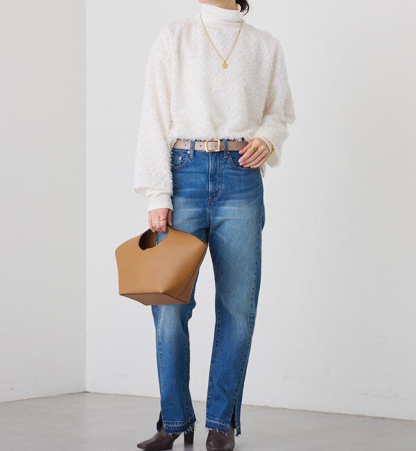  「【オケージョンにも】フェザージャガードブラウス」|シャツ・ブラウス|