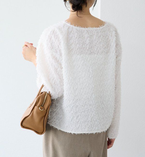  「【オケージョンにも】フェザージャガードブラウス」|シャツ・ブラウス|