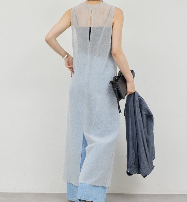  「ラメニットドレス」|ワンピース|