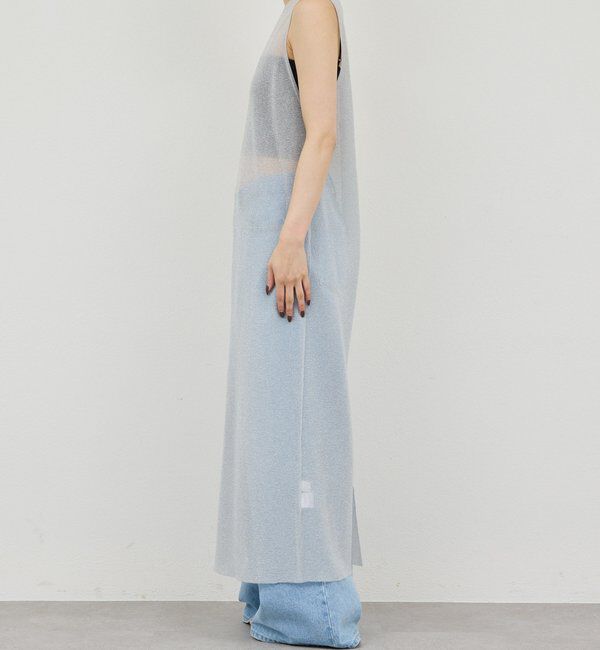  「ラメニットドレス」|ワンピース|