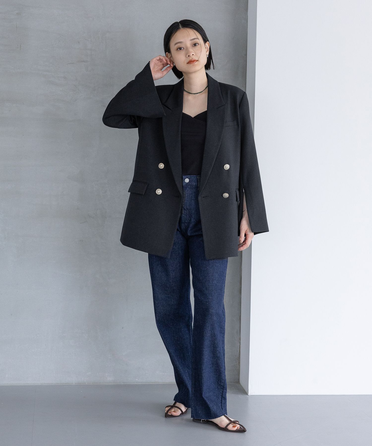 A part by 「Ｗライクテーラードスリットジャケット」|その他|