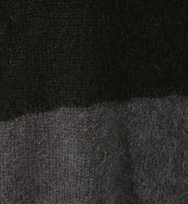 ABAHOUSE「【配色】シャギー モヘア  ニット / プルオーバー」|ニット・セーター|