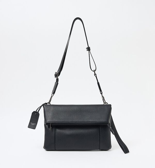 ABAHOUSE「【ABAHOUSE　les essentiels】定番2wayショルダー / ス」|ショルダー・メッセンジャー|ブラック