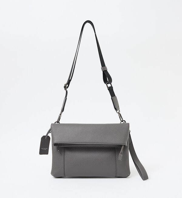 ABAHOUSE「【ABAHOUSE　les essentiels】定番2wayショルダー / ス」|ショルダー・メッセンジャー|グレー