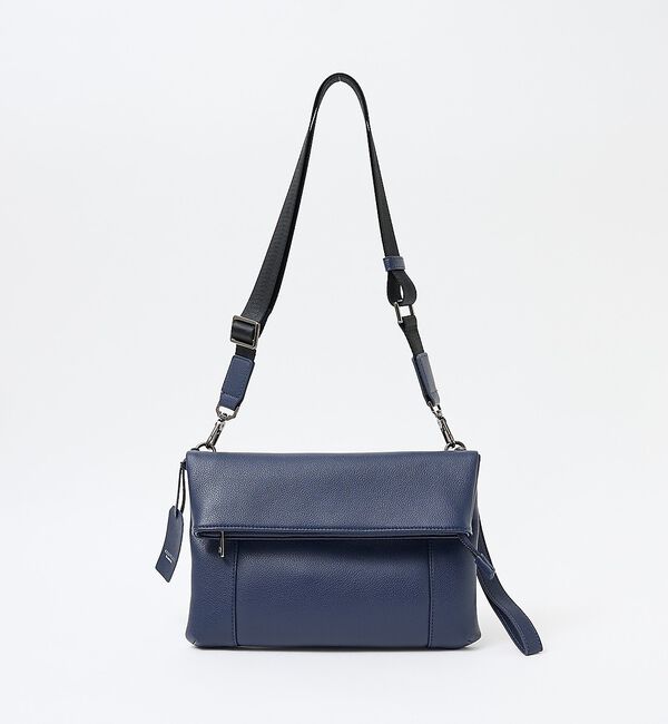 ABAHOUSE「【ABAHOUSE　les essentiels】定番2wayショルダー / ス」|ショルダー・メッセンジャー|ネイビー