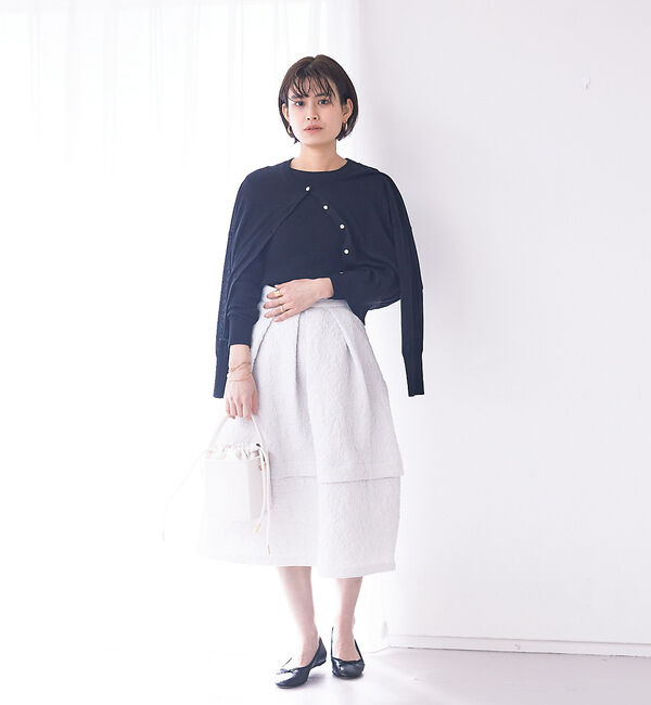 Rouge vif「【BELLE ROBE】ふくれジャガードスカート」|スカート|