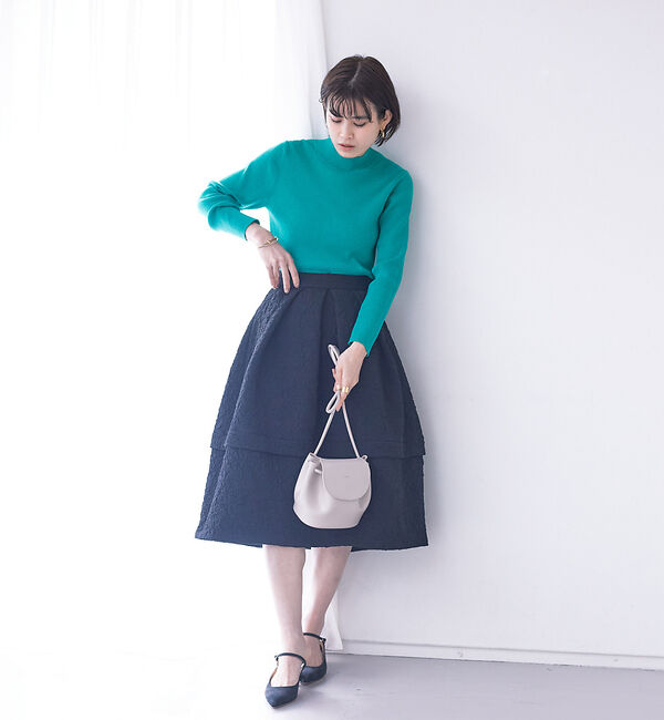 Rouge vif「【BELLE ROBE】ふくれジャガードスカート」|スカート|