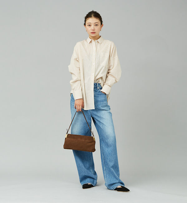 Rouge vif「【MAESTOSO/マエストソ】スクエアスウェードバッグ　ポーチ付き」|ショルダー・メッセンジャー|