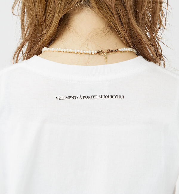 Rouge vif「ストリートロゴ半袖Tシャツ」|Tシャツ・カットソー|