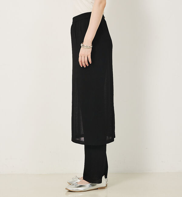 abahouse mavie「【セットアップ対応】ニットスカートレイヤードパンツ」|その他|