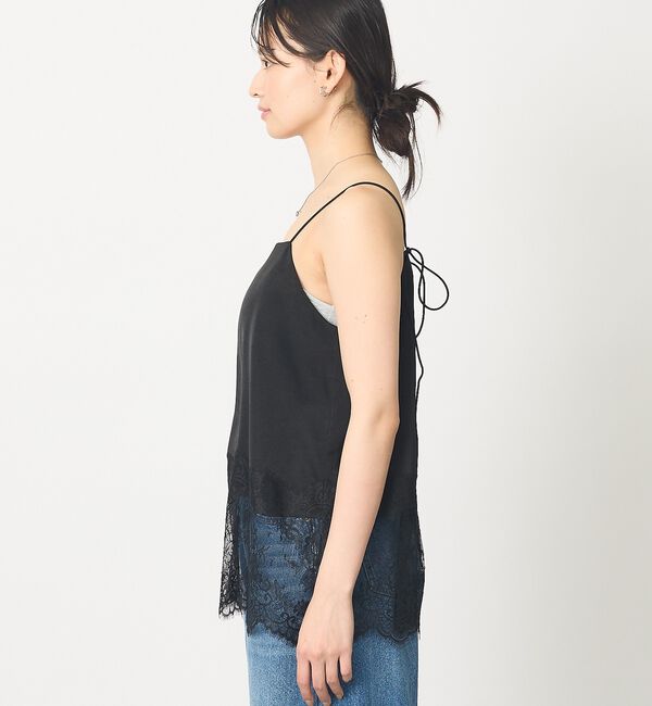 abahouse mavie「【レイヤード映え】サテン裾レースキャミソール」|キャミソール|