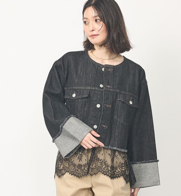 abahouse mavie「【レイヤード映え】サテン裾レースキャミソール」|キャミソール|