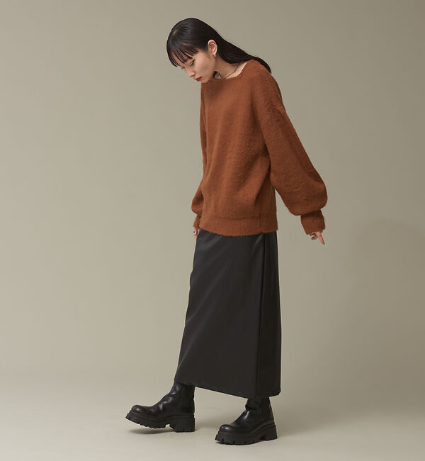 NOMINE「モヘアライクスクエアニット」|ニット・セーター|