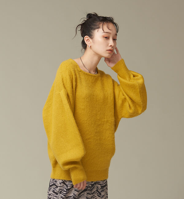 NOMINE「モヘアライクスクエアニット」|ニット・セーター|
