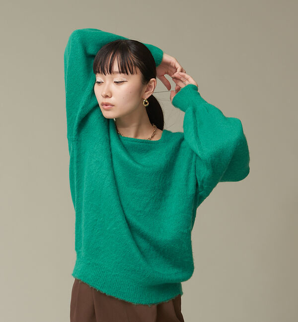 NOMINE「モヘアライクスクエアニット」|ニット・セーター|