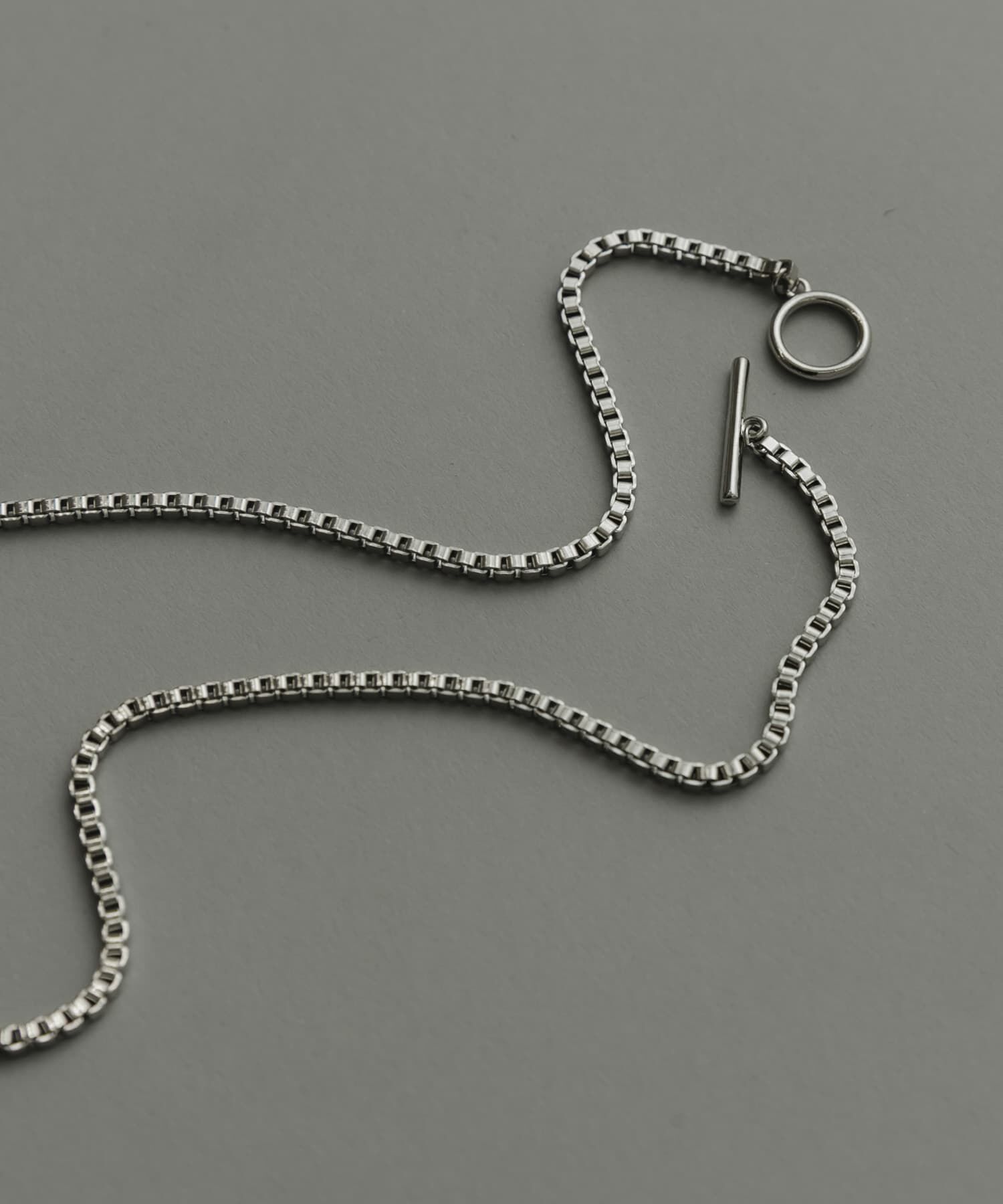 SMELLY「ボックスチェーンマンテルネックレス」|ネックレス|