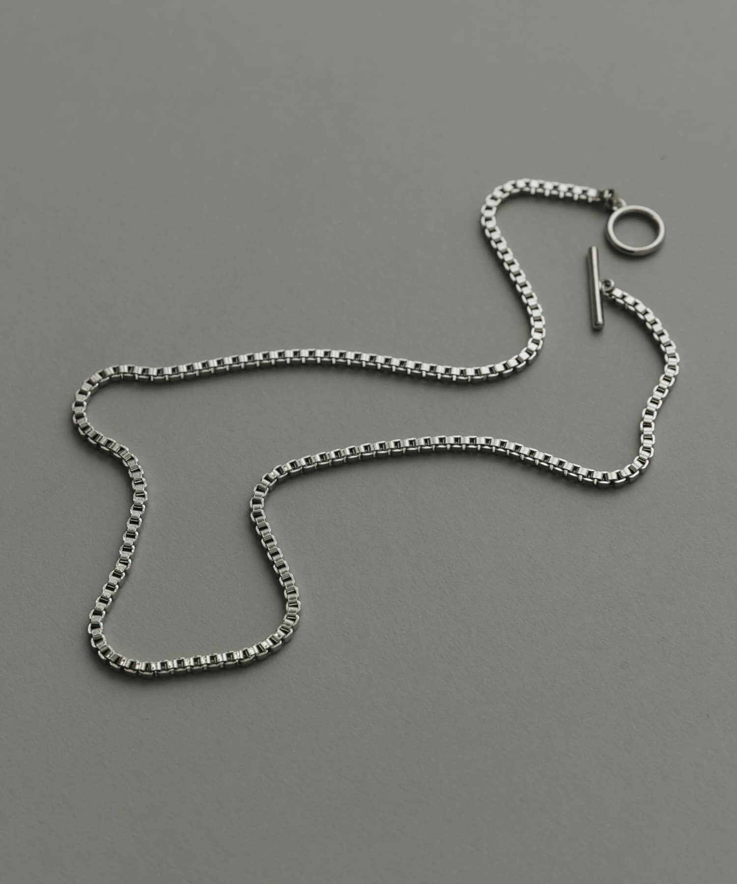 SMELLY「ボックスチェーンマンテルネックレス」|ネックレス|