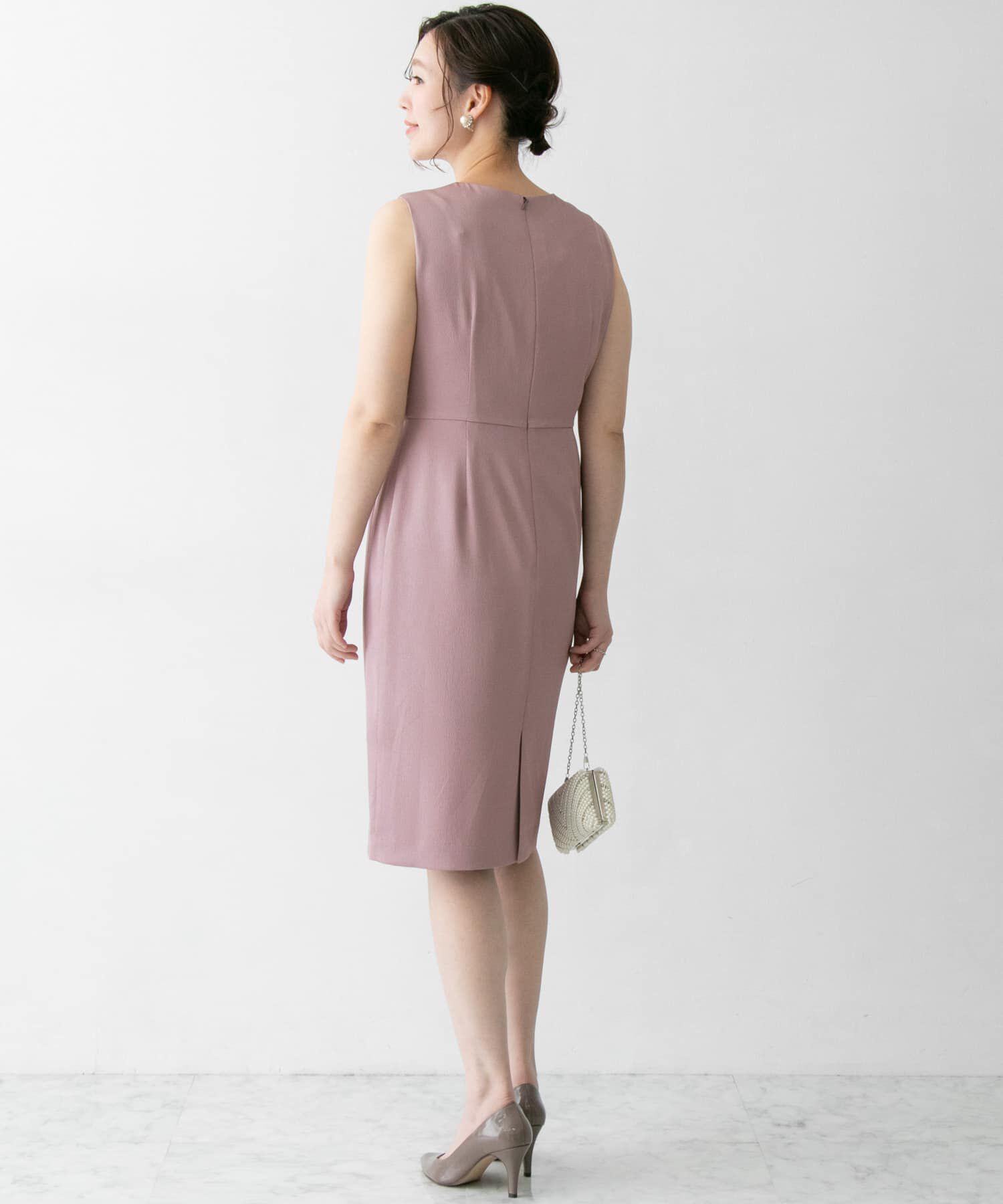 URBAN RESEARCH ROSSO「タックドレープドレス」|ワンピース|