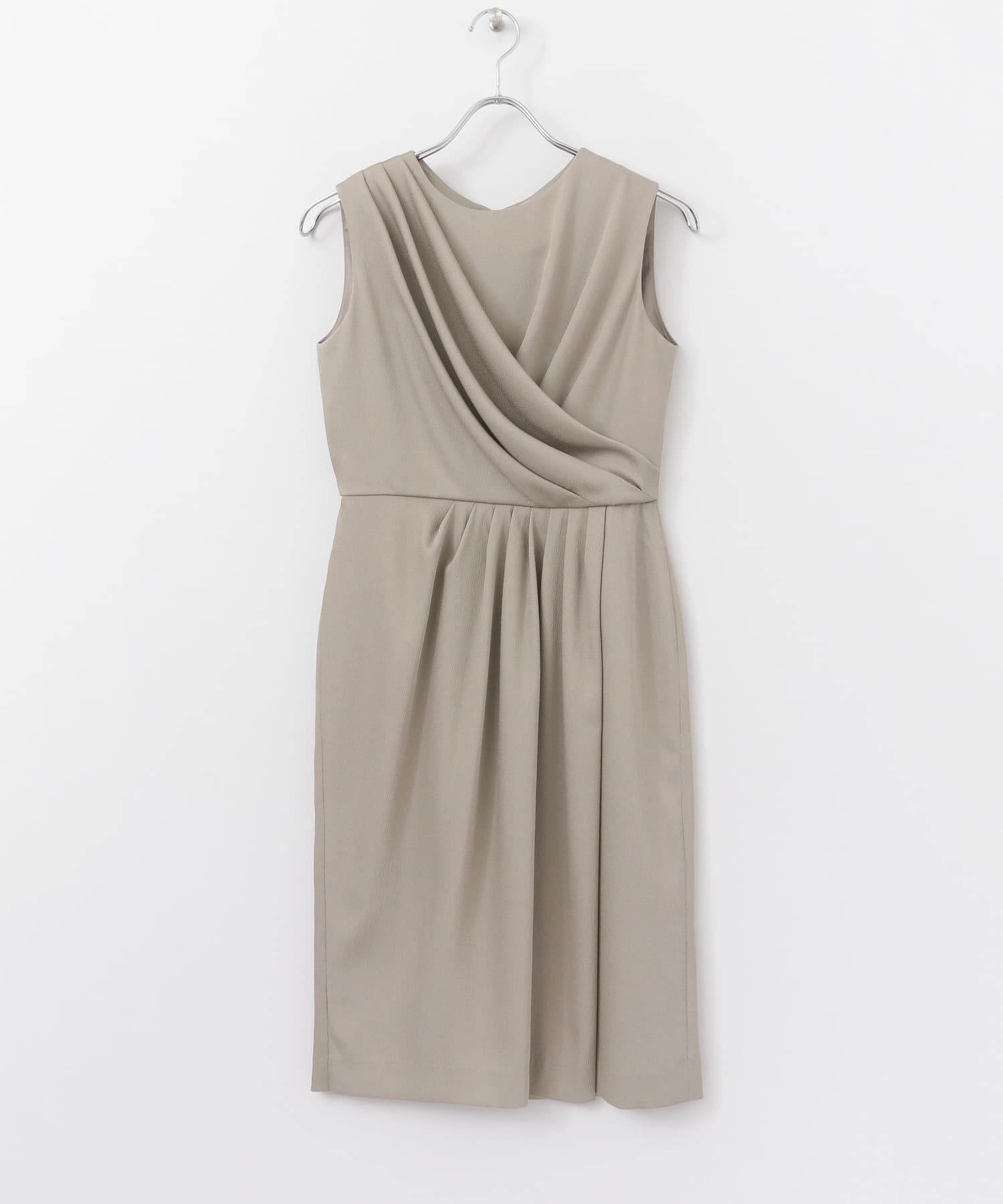 URBAN RESEARCH ROSSO「タックドレープドレス」|ワンピース|