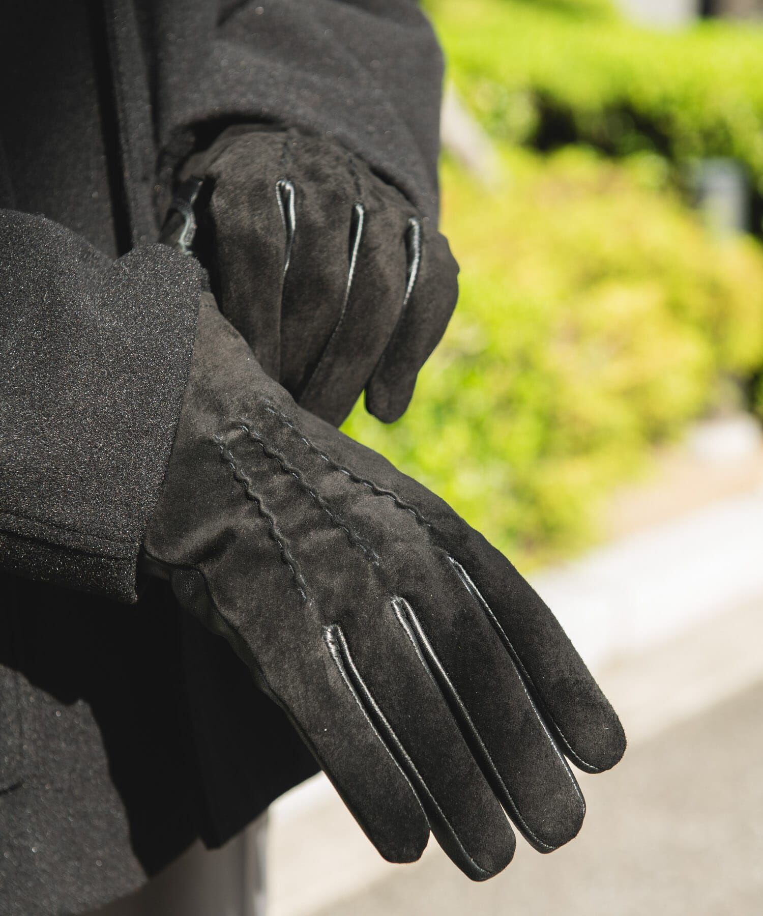 URBAN RESEARCH DOORS「スエードレザーグローブ」|手袋|