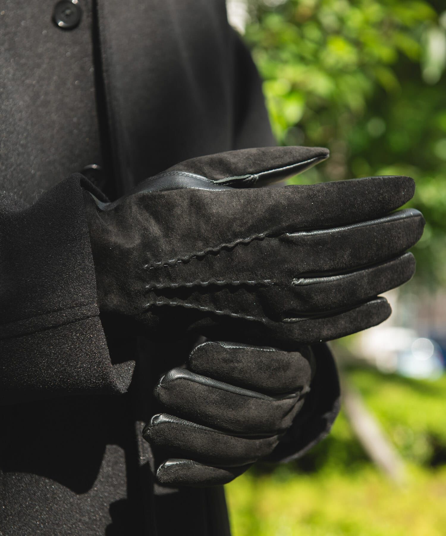 URBAN RESEARCH DOORS「スエードレザーグローブ」|手袋|