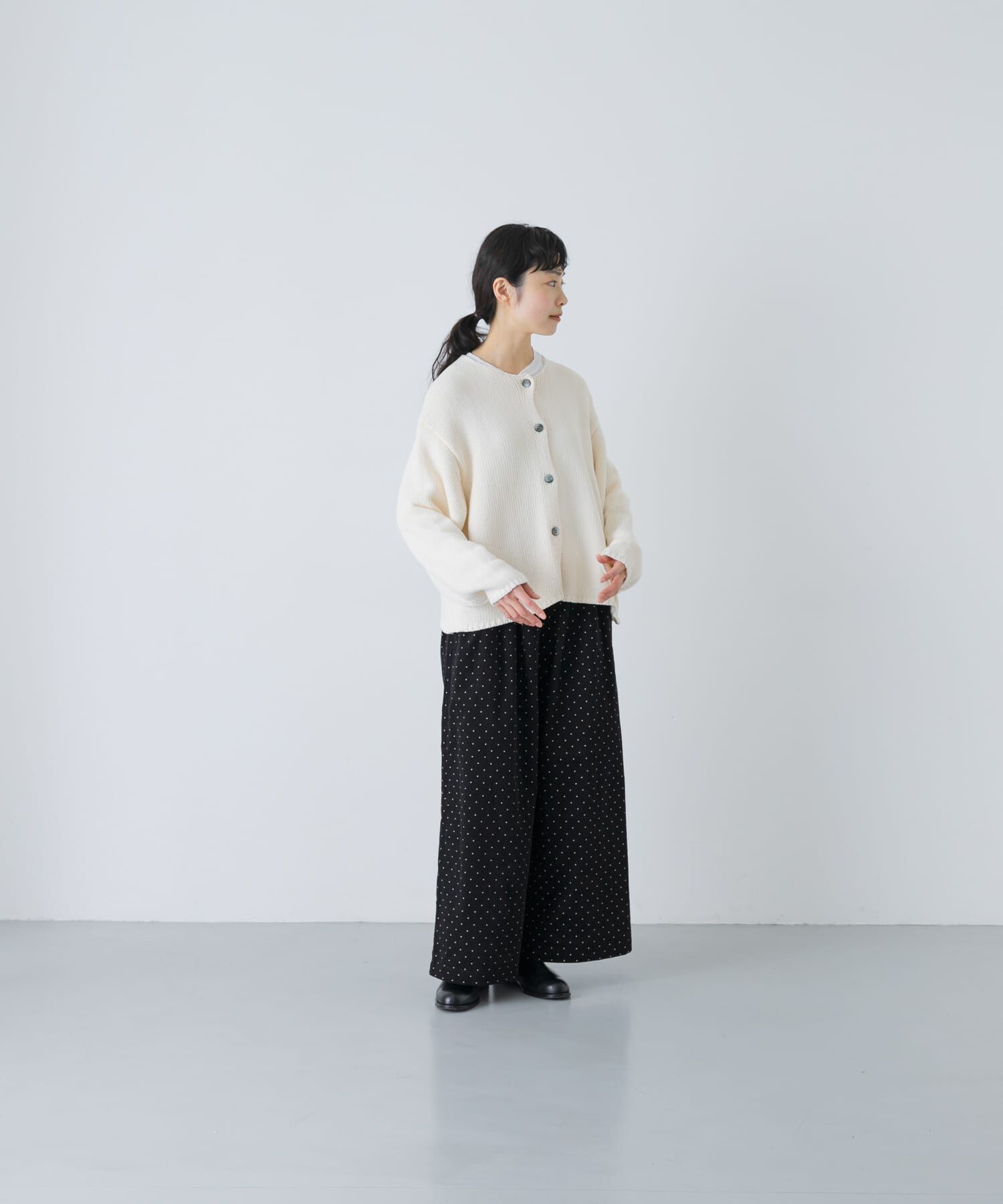 かぐれ「ドットコーデュロイワイドパンツ」|その他|