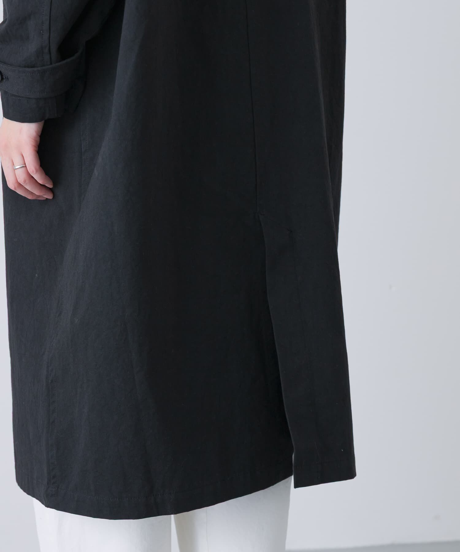 かぐれ「コットンバルコート」|ステンカラーコート|