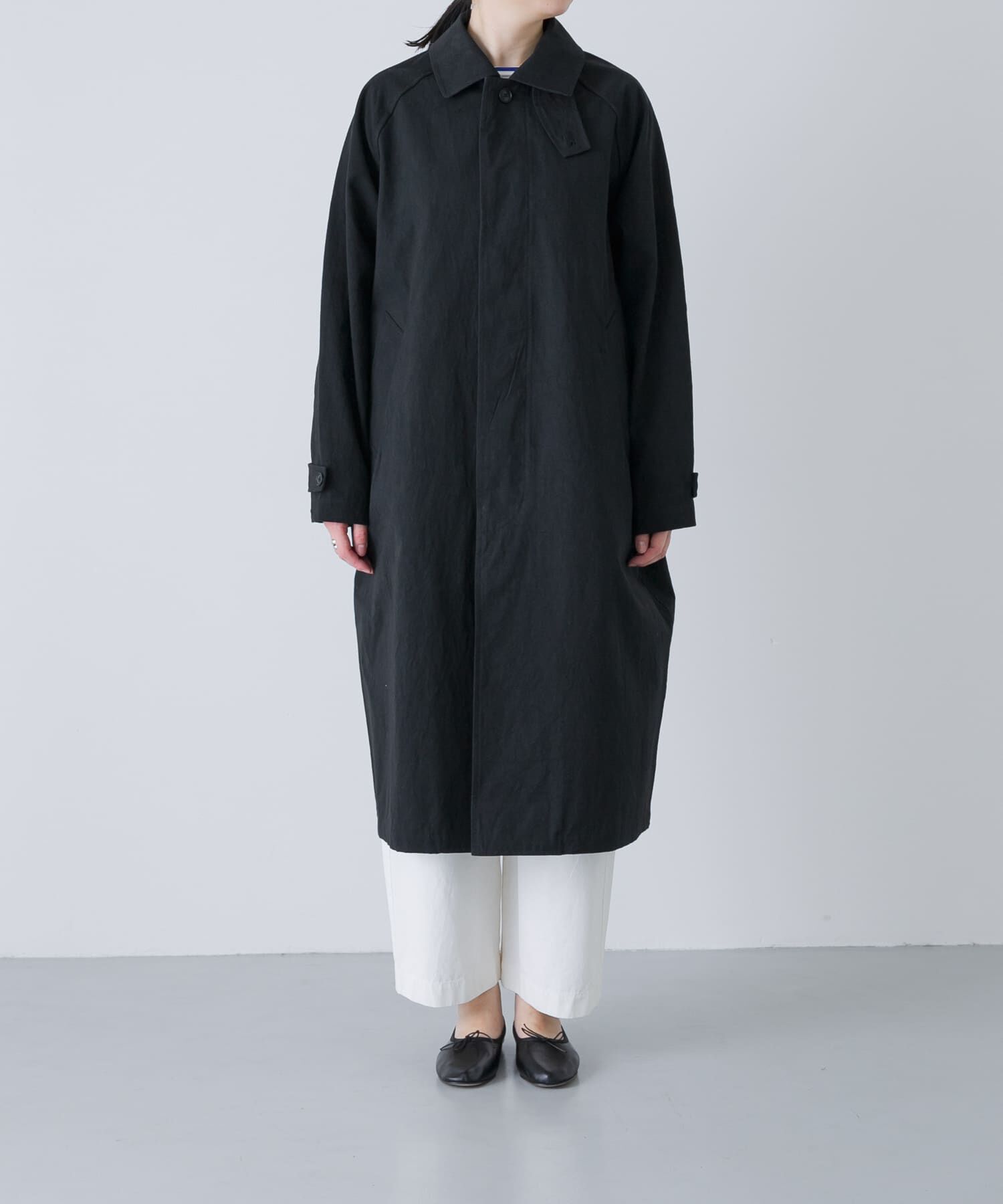 かぐれ「コットンバルコート」|ステンカラーコート|