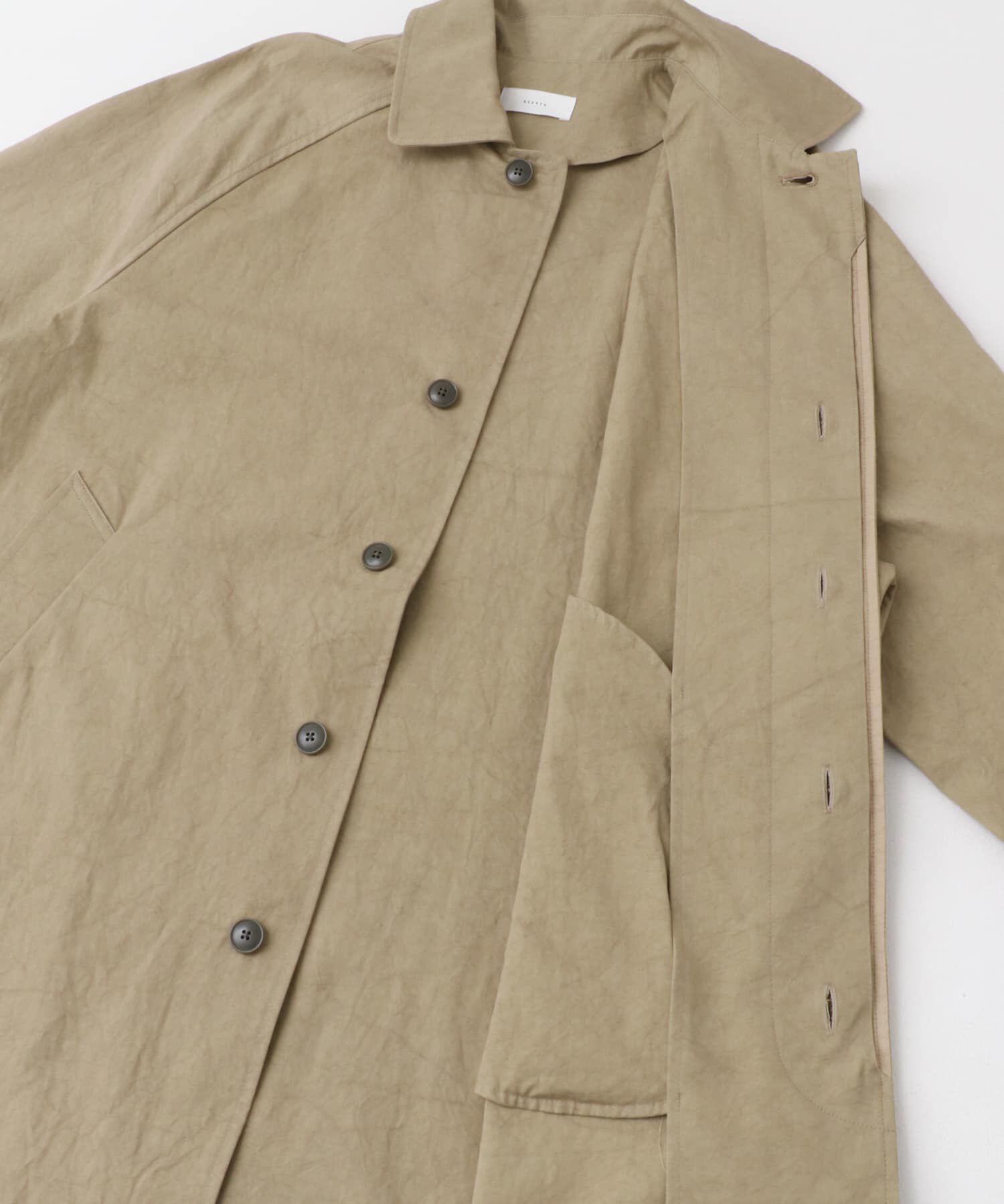 かぐれ「コットンバルコート」|ステンカラーコート|