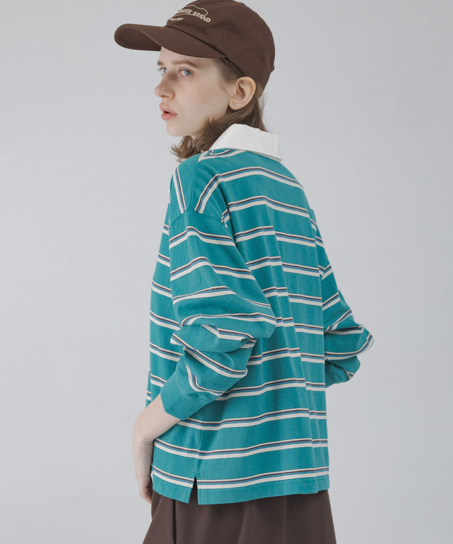 Sonny Label 「マルチボーダーラガーシャツ」|Tシャツ・カットソー|