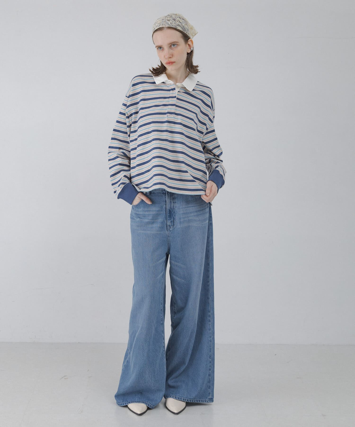 Sonny Label 「マルチボーダーラガーシャツ」|Tシャツ・カットソー|