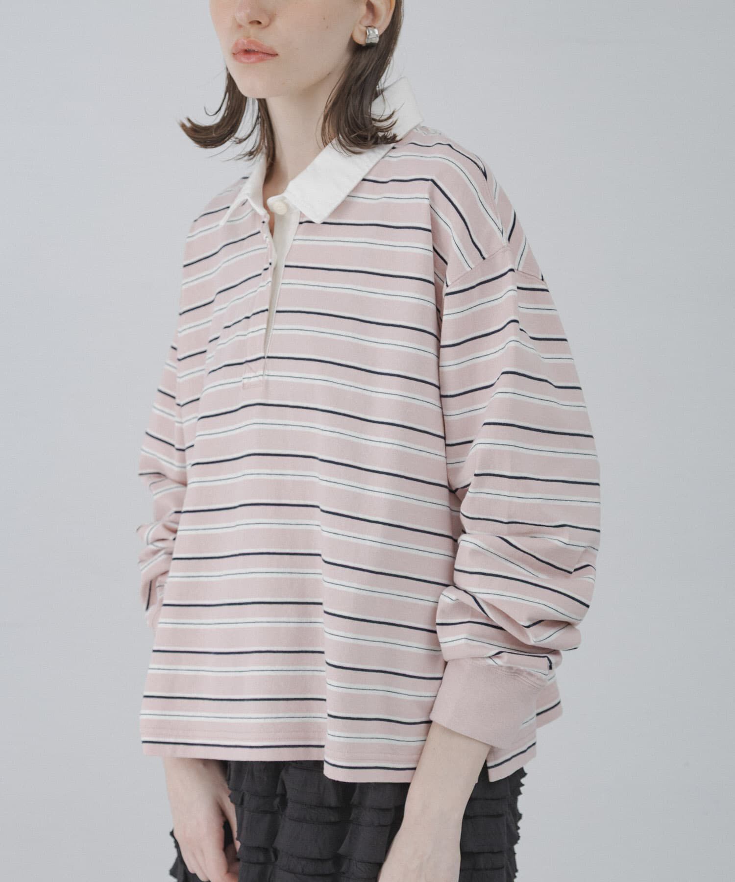 Sonny Label 「マルチボーダーラガーシャツ」|Tシャツ・カットソー|