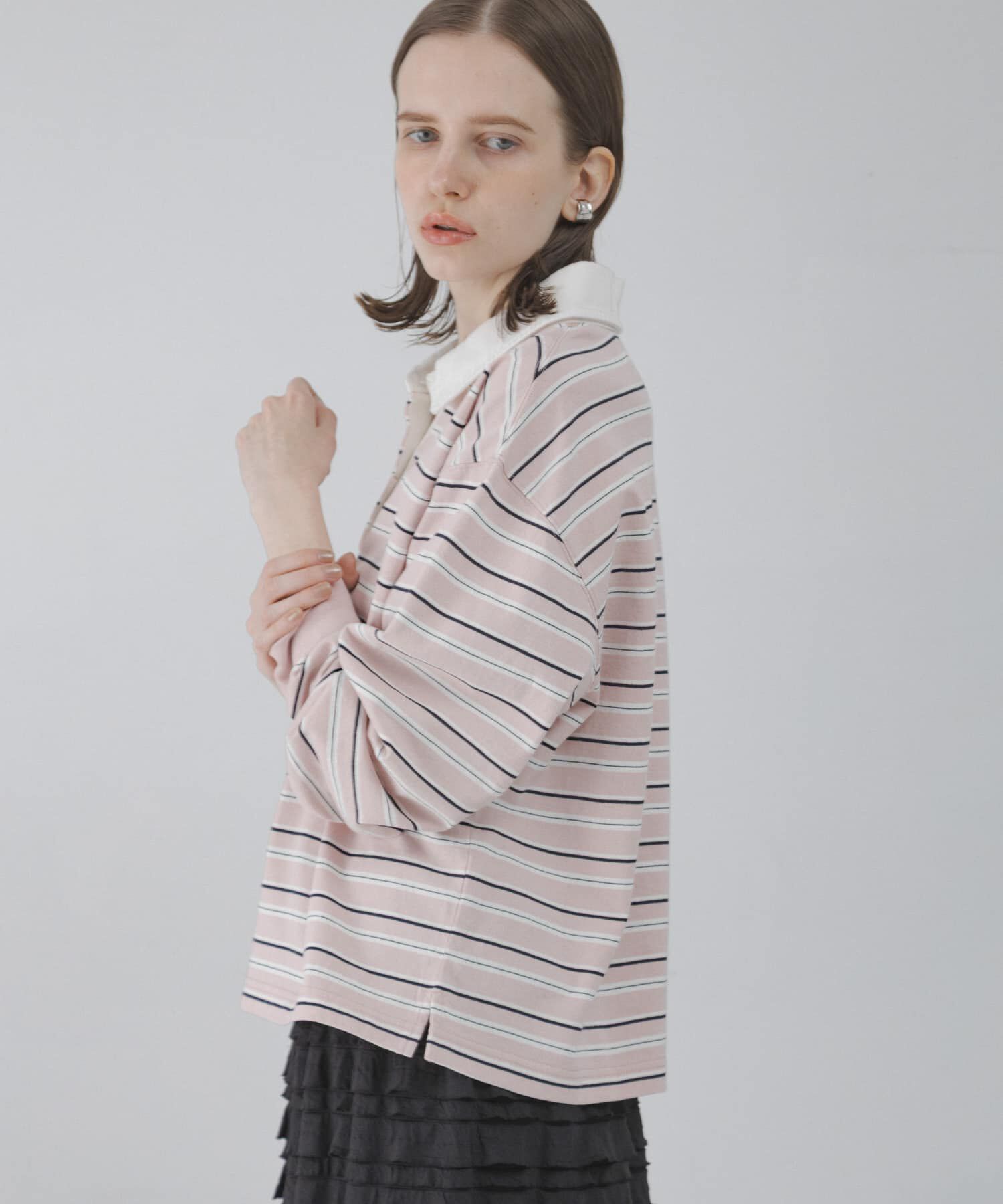 Sonny Label 「マルチボーダーラガーシャツ」|Tシャツ・カットソー|