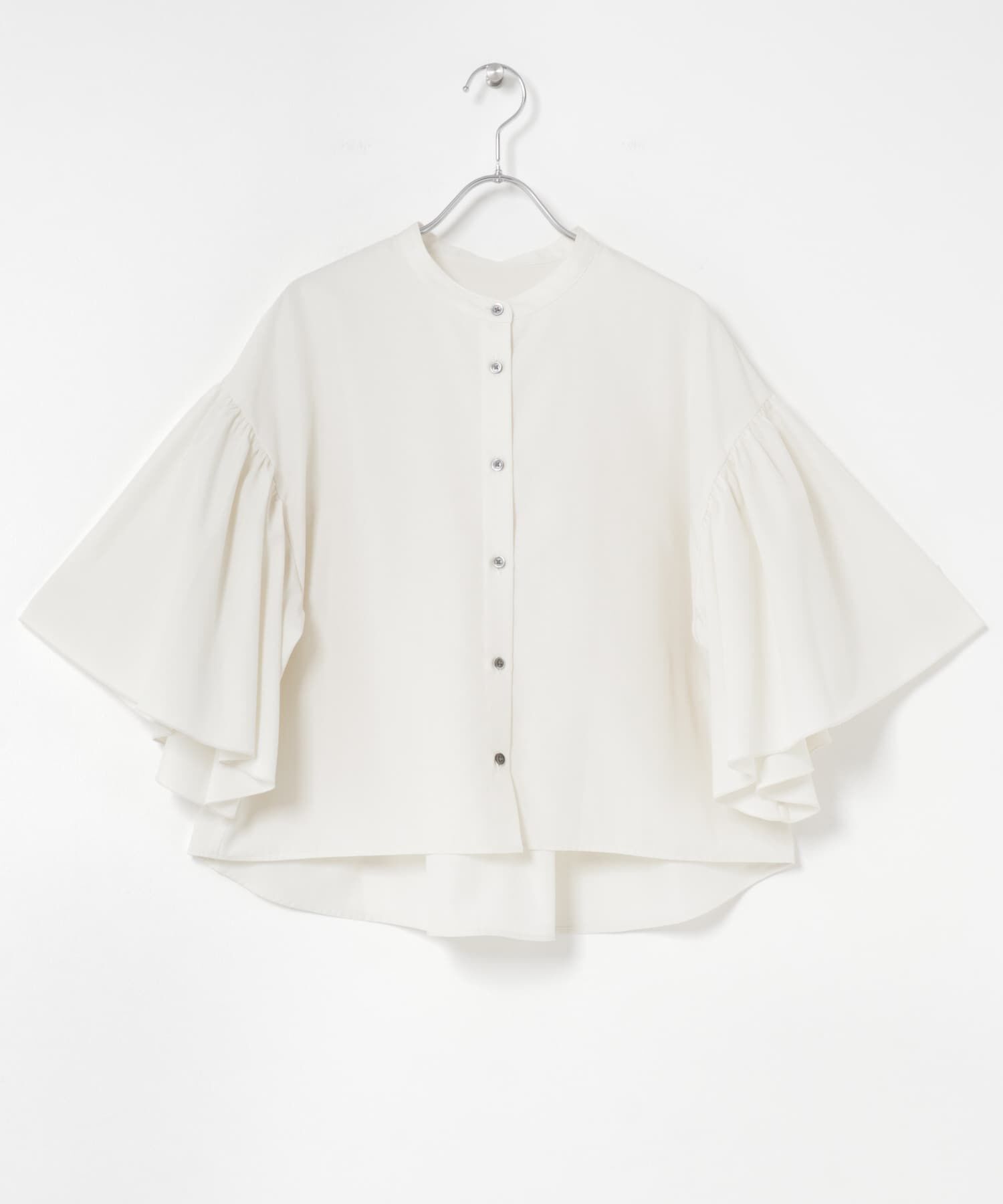 URBAN RESEARCH ROSSO「UVカットウォッシャブルリネン混ブラウス」|シャツ・ブラウス|