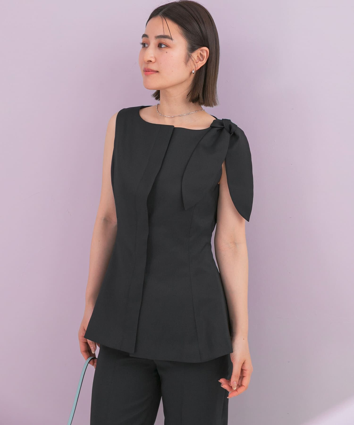 URBAN RESEARCH ROSSO「リボンデザイン2WAYジレセットアップ」|その他|