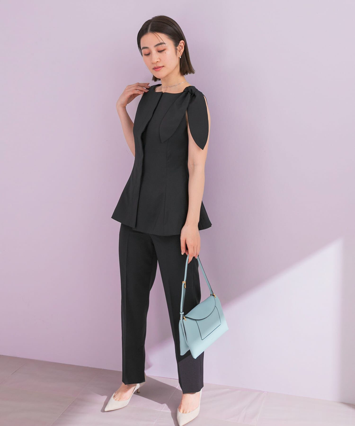 URBAN RESEARCH ROSSO「リボンデザイン2WAYジレセットアップ」|その他|