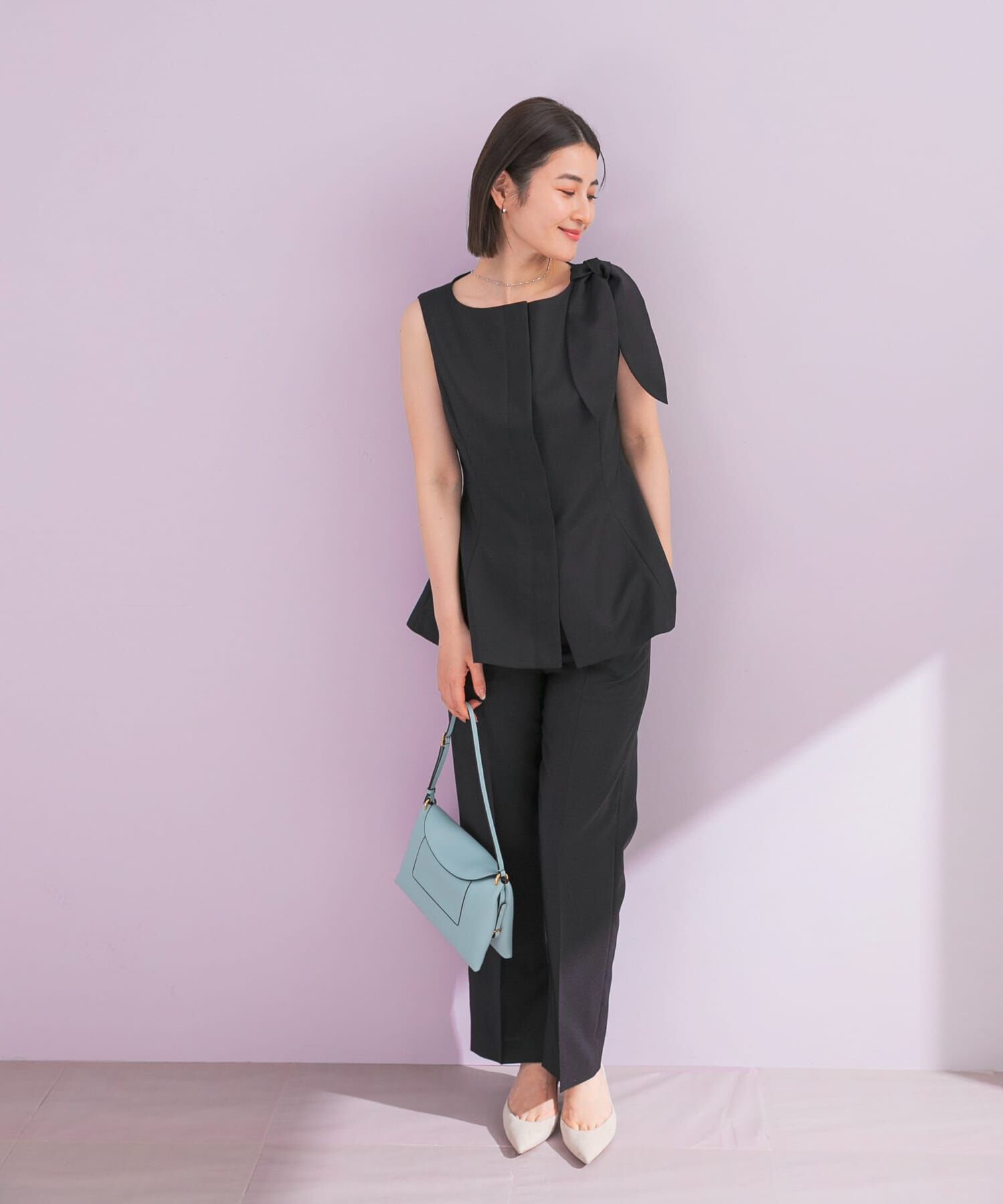 URBAN RESEARCH ROSSO「リボンデザイン2WAYジレセットアップ」|その他|