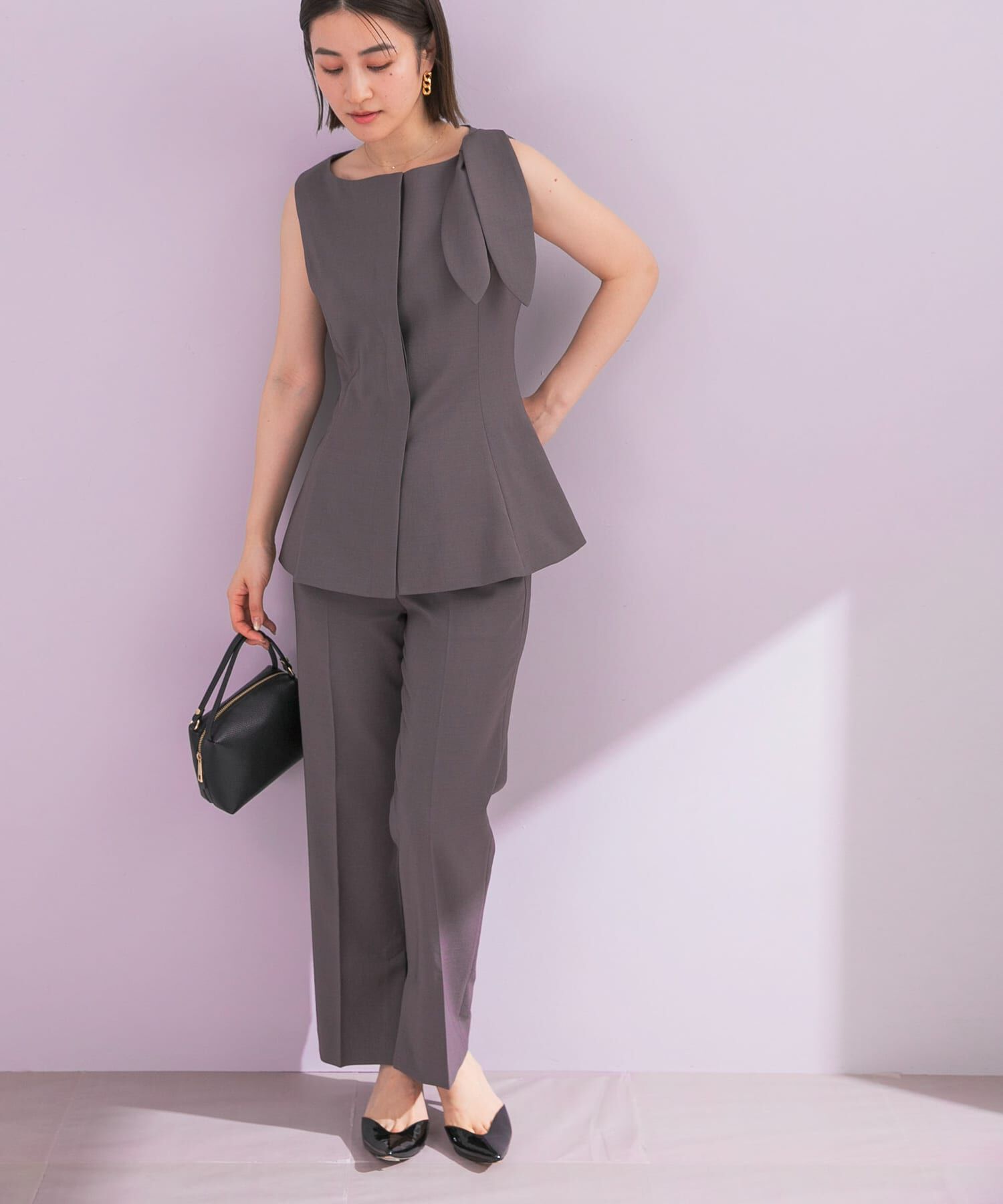 URBAN RESEARCH ROSSO「リボンデザイン2WAYジレセットアップ」|その他|